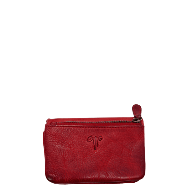 Women's Leather Wallet KION FD-80 Red-Borsa Nuova