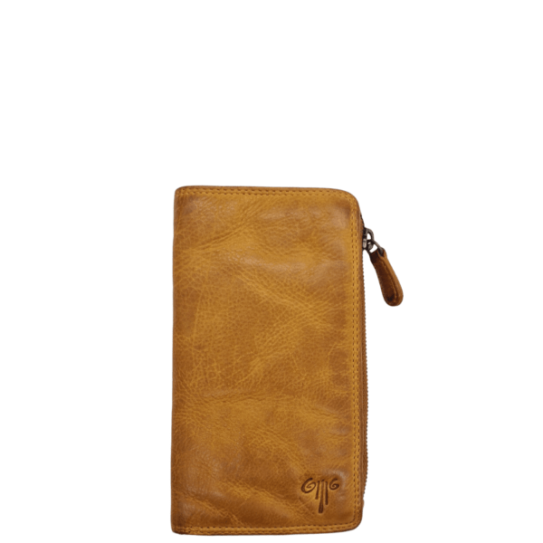 Women's Leather Wallet KION WS-57146 Tan-Borsa Nuova