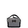 Τσάντα Γυναικεία Ώμου Mini Bag Y'Νot LAB-007S4 Μαύρο-Borsa Nuova