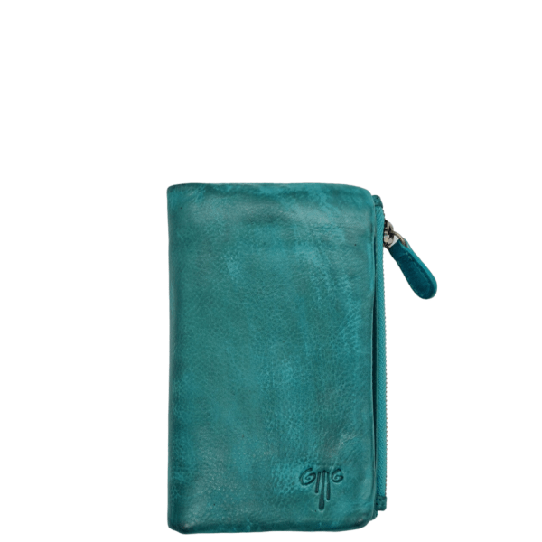 Women's Leather Wallet KION WS-57145 Turquoise-Borsa Nuova