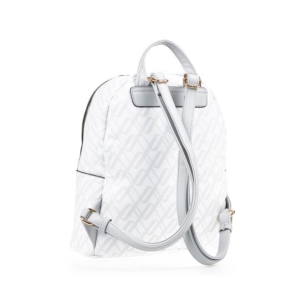Women's Backpack Verde 16-7290 White-Borsa Nuova