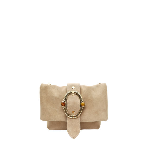Women's Evening Shoulder Mini Bag La Vita LVL416B Sand-Borsa Nuova