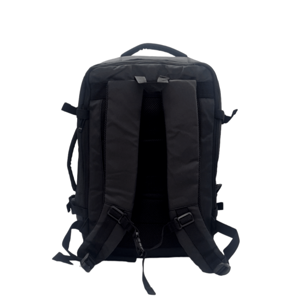 Men's Travel Backpack Borsa Nuova 3727 Black-Borsa Nuova