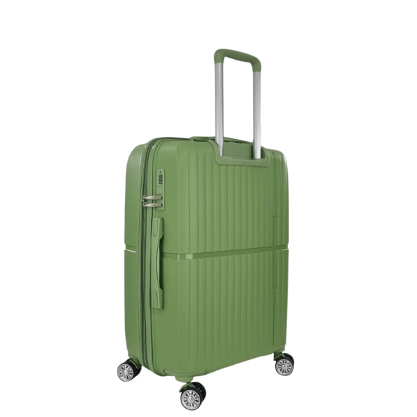 Medium Wheeled Travel Suitcase 24″ Forecast DQ134-18/24 Green-Borsa Nuova