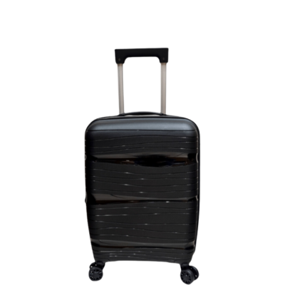 360° Wheeled Cabin Suitcase Borsa Nuova 4555-S Black-Borsa Nuova