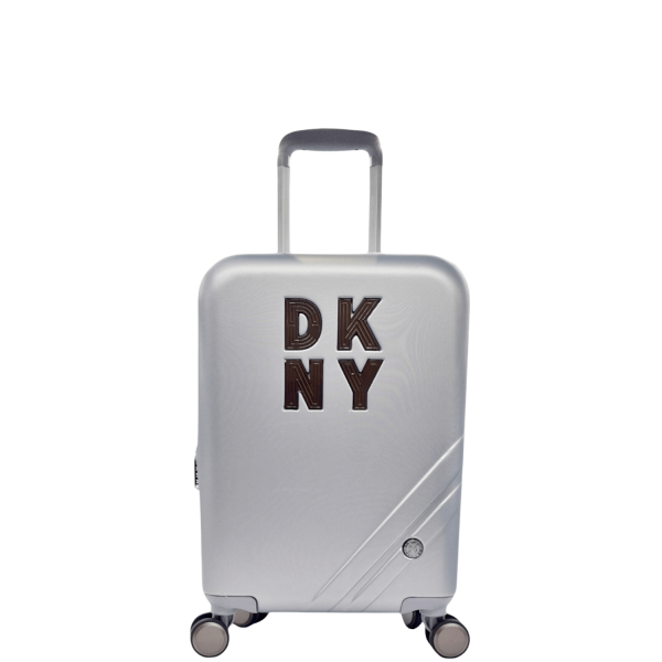Cabin Suitcase Front Row 20" Upright DKNY DH118FR4 Silver-Borsa Nuova