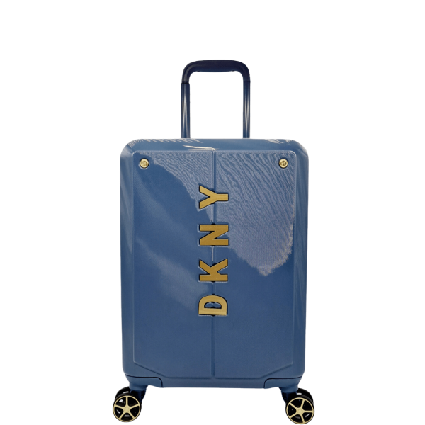 NYC 24" Upright Medium Wheeled Travel Suitcase DKNY DH418NY3 Denim-Borsa Nuova