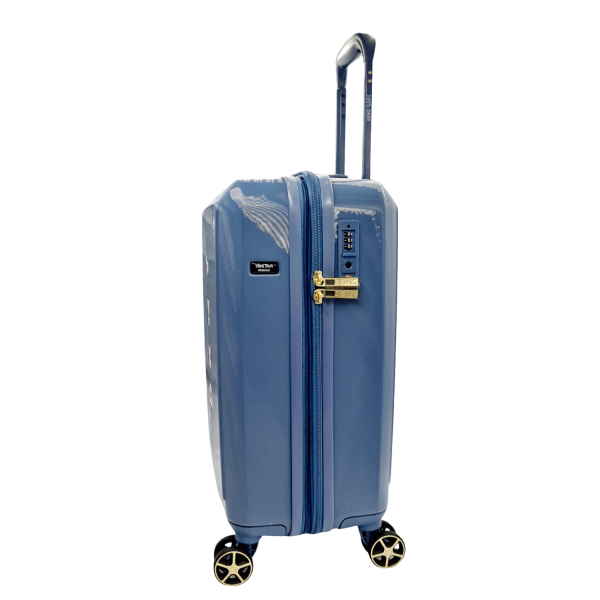 NYC 20" Upright Wheeled Cabin Suitcase DKNY DH118NY3 Denim-Borsa Nuova