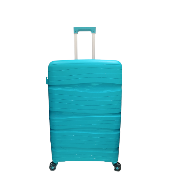 Travel Suitcase Medium 360° Wheeled Borsa Nuova 4555-M Aqua-Borsa Nuova