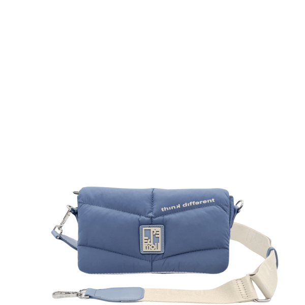 Women's Shoulder Bag Pepe Moll 241223 Crepe Blue-Borsa Nuova