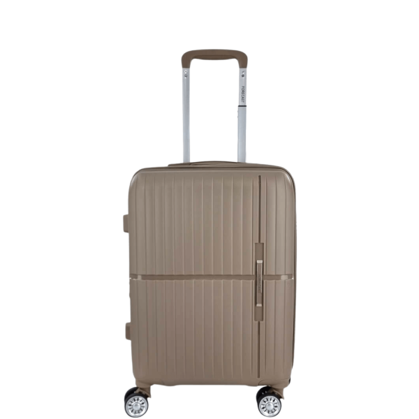 Cabin Suitcase Wheeled 20″ Forecast DQ134-18/20 Beige-Borsa Nuova