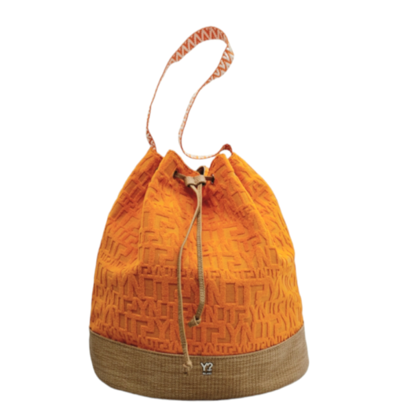 Bag Women's Shoulder Bag Y'Not SPN-004S4 Orange/Beige-Borsa Nuova