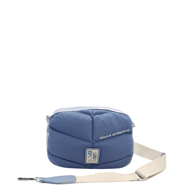 Women's Shoulder Bag Pepe Moll 241222 Crepe Blue-Borsa Nuova