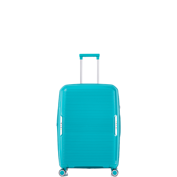 Cabin Suitcase Wheeled RCM 184/20 360° Champaigne Blue-Borsa Nuova