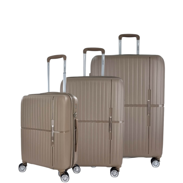 Forecast Wheeled Suitcase Set Q134-18/SET3 Beige-Borsa Nuova