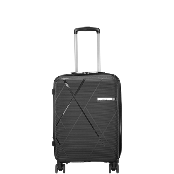 360° Wheeled Cabin Suitcase RCM 816/20" Black-Borsa Nuova