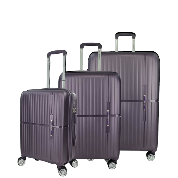 Forecast Wheeled Suitcase Set Q134-18/SET3 Purple-Borsa Nuova