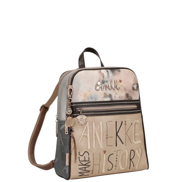 Anekke Stars Women's Backpack 38715-158 Brown-Borsa Nuova