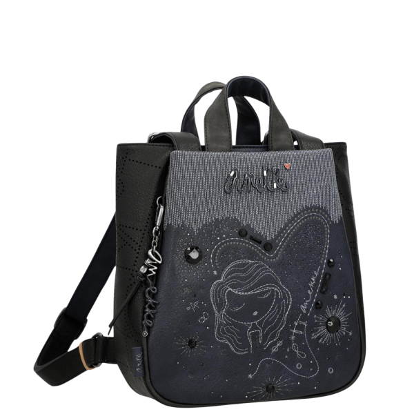 Anekke Studio Women's Backpack 38755-256 Navy Blue-Borsa Nuova
